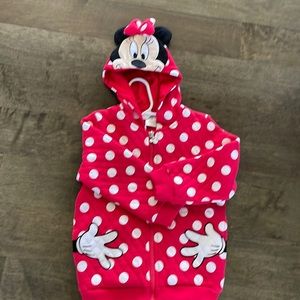 (2 for 25) Disney Minnie Mouse sweater with zipper